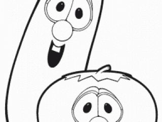 Best veggie tales coloring pages for kids