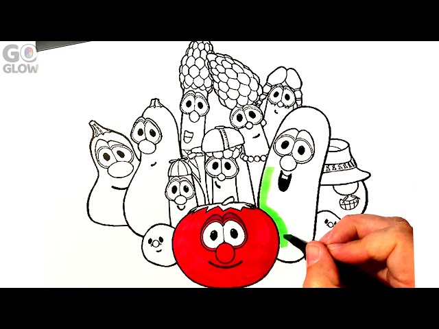 Veggietales colouring page