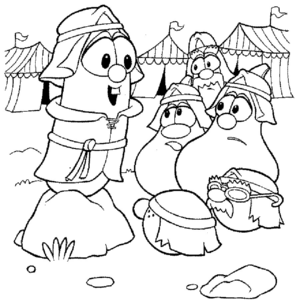 Veggietales coloring pages printable for free download