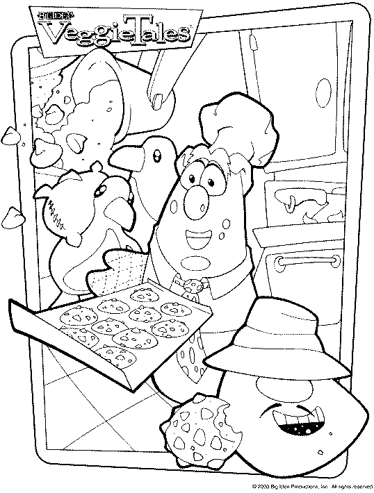 The ultimate veggietales web site coloring