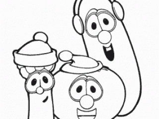 Best veggie tales coloring pages for kids