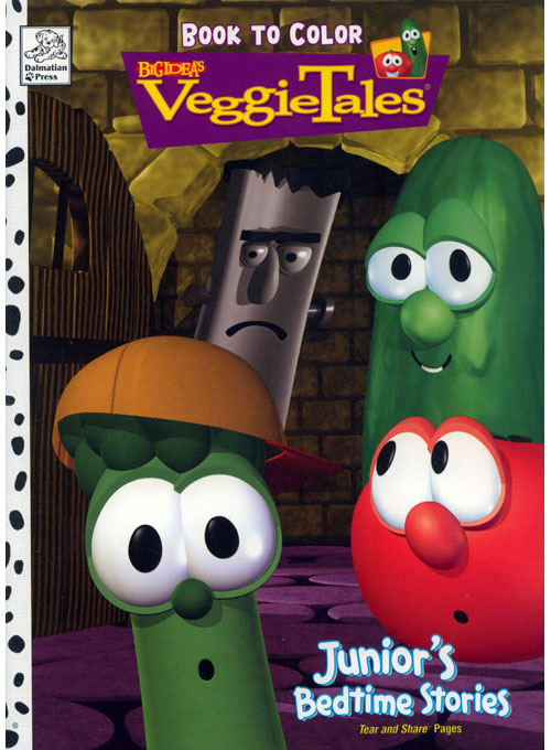 Veggietales book to color
