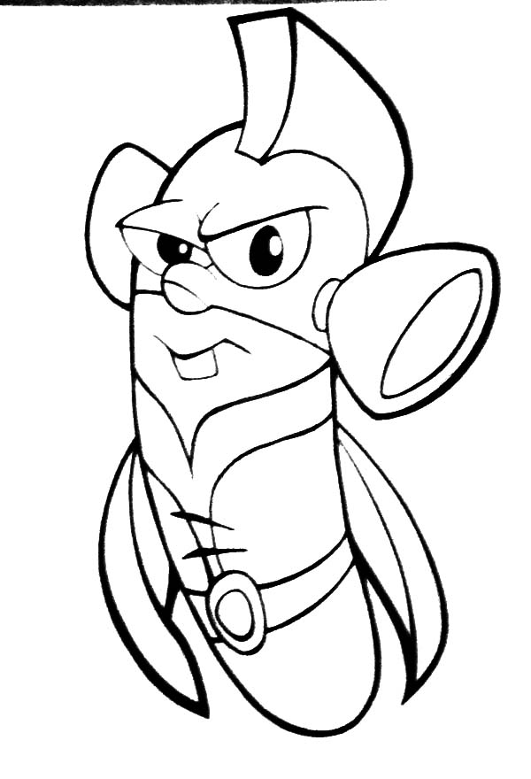 Larry boy the great cucumber coloring pages coloring sky