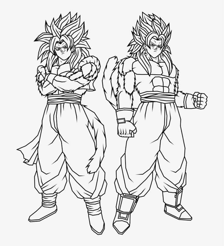 Download vegito coloring pages