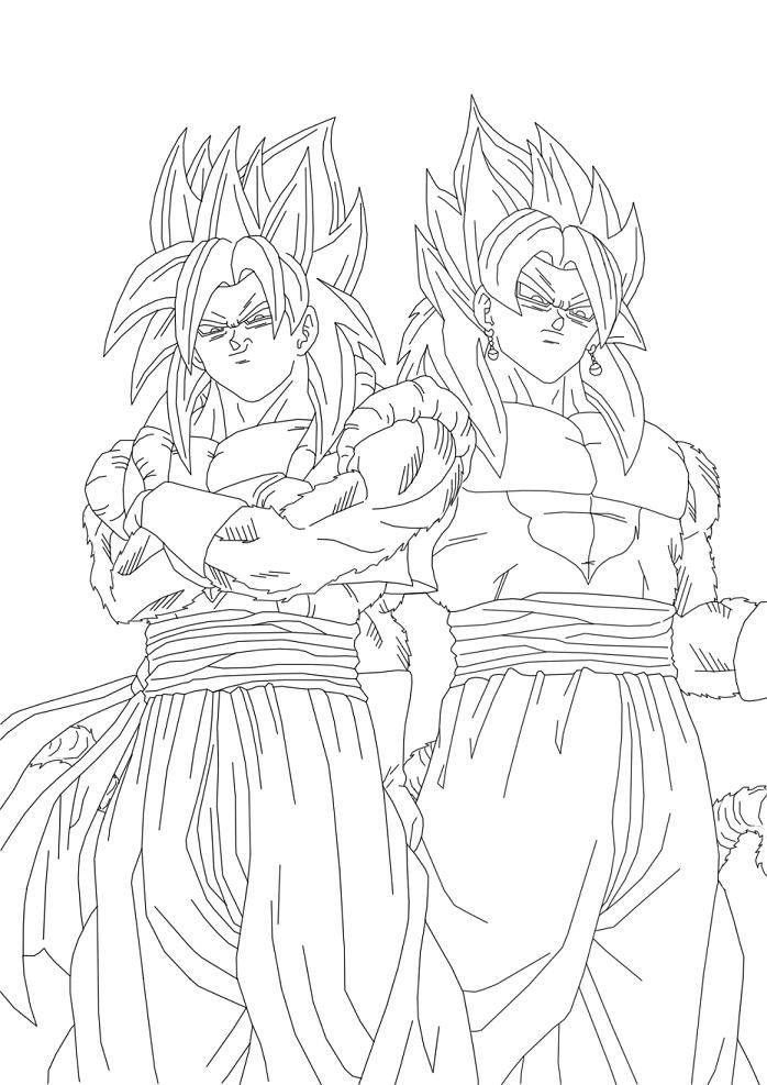 Vegito ssj coloring pages coloring pages color zelda characters