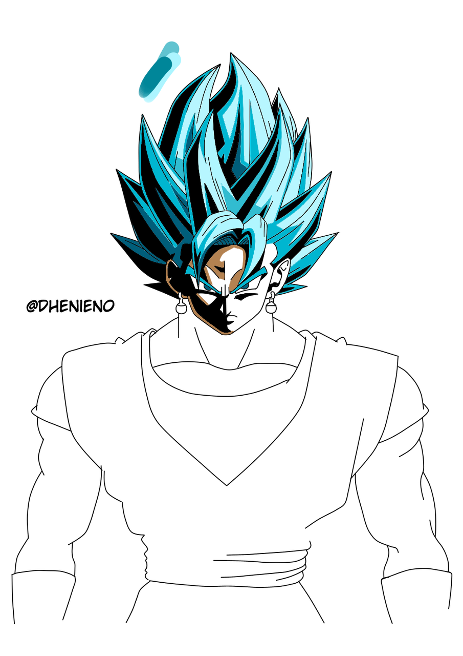 Vegito super saiyan blue dhenieno