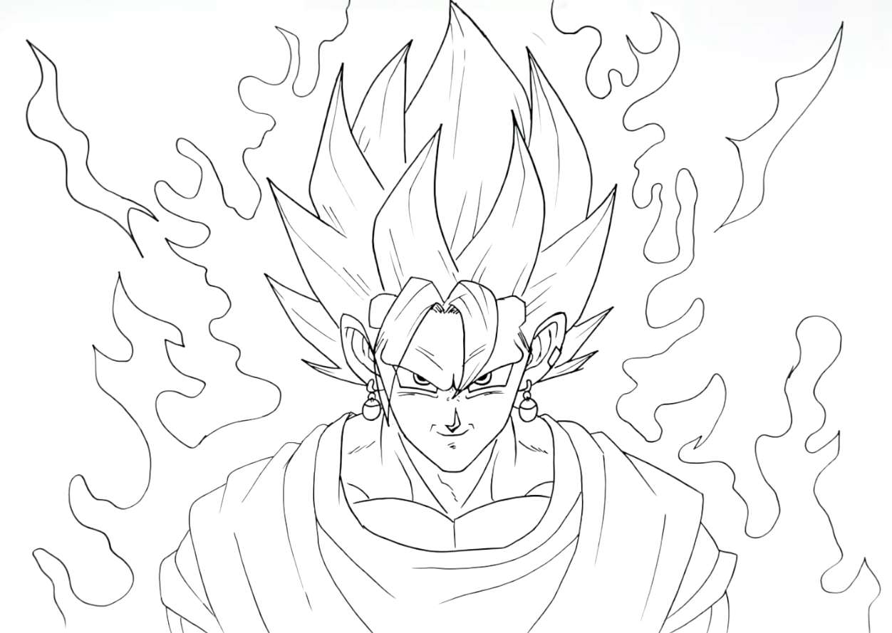 Dragon ball coloring pages