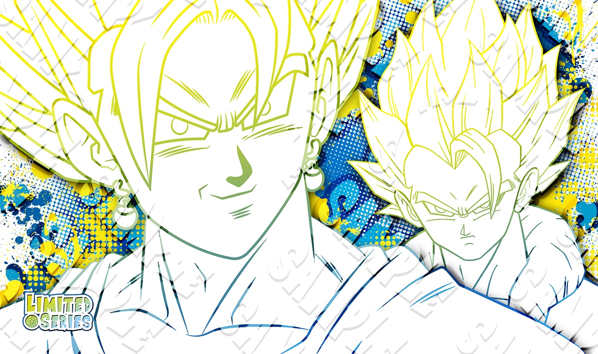 Vegito gogeta may playmat