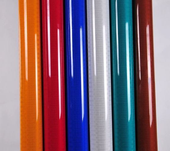 Engineering grade prismatic egp reflekterende vinyl beklãdning til vejskilte