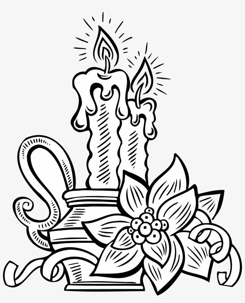 Graphic freeuse coloring pages ideas candles
