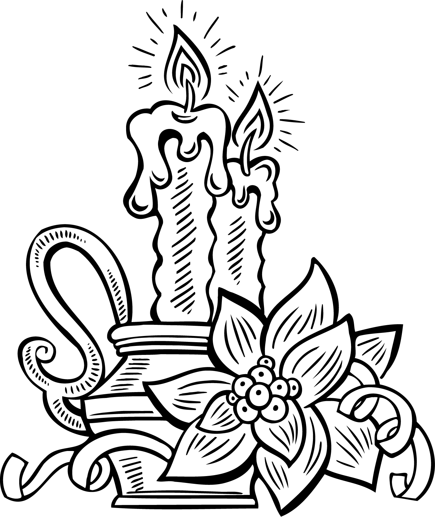 Download graphic freeuse coloring pages ideas candles