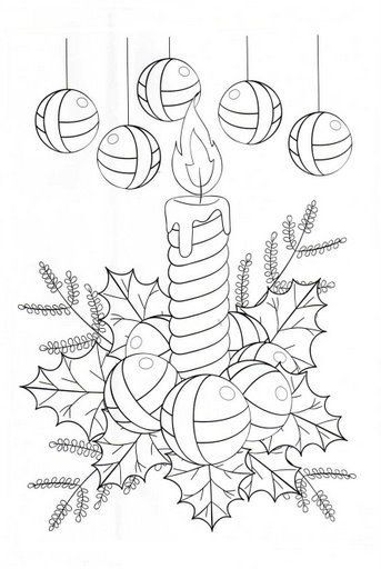 Velas de natal para colorir christmas drawing christmas coloring pages coloring pages