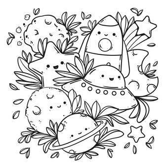 Advent coloring pages vectors illustrations for free download