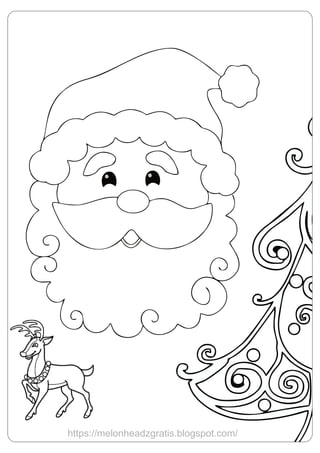 Dibujos de navidad para colorear pdf