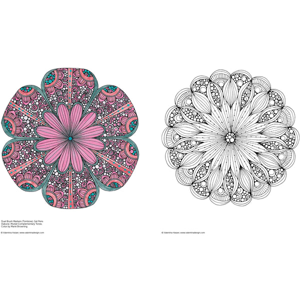 Coloring book mandalas piex