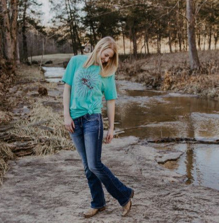 Wild horse annie tee â the colorful cowgirl