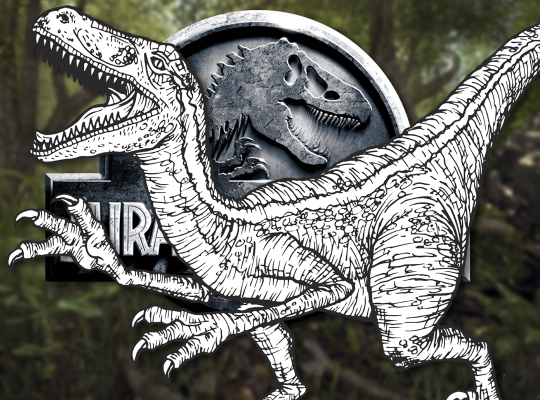 How to draw blue the velociraptor jurassic world drawing tutorial