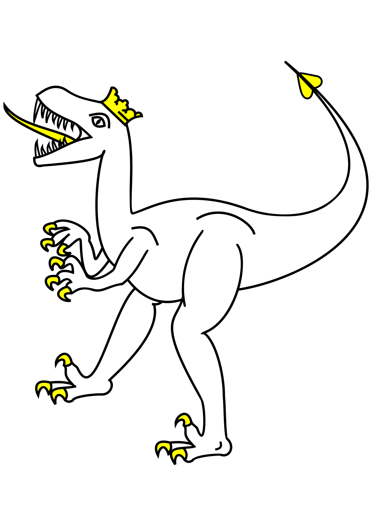Fileheraldry velociraptor crownedsvg