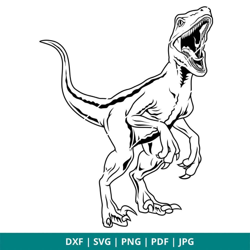 Raptors dxf svg png jpg pdf