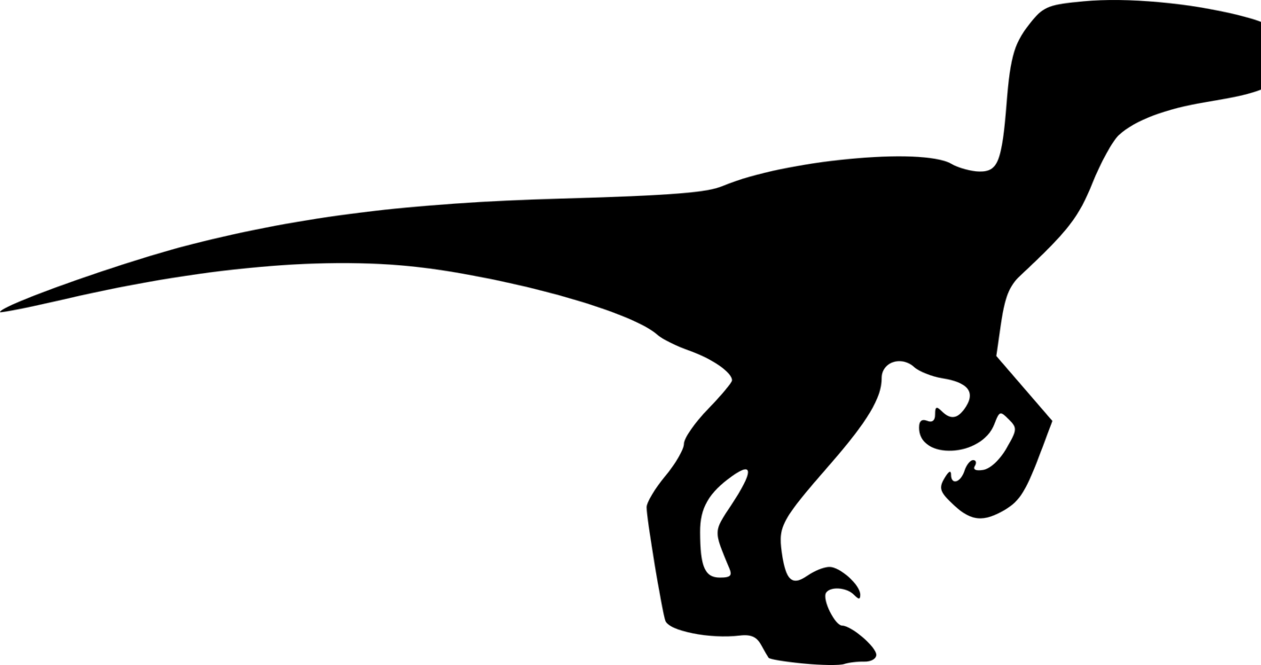 Velociraptorsilhouettewing png clipart