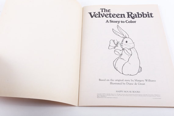 The velveteen rabbit margery williams a story to color happy house picture book illustrations child reading nursery library