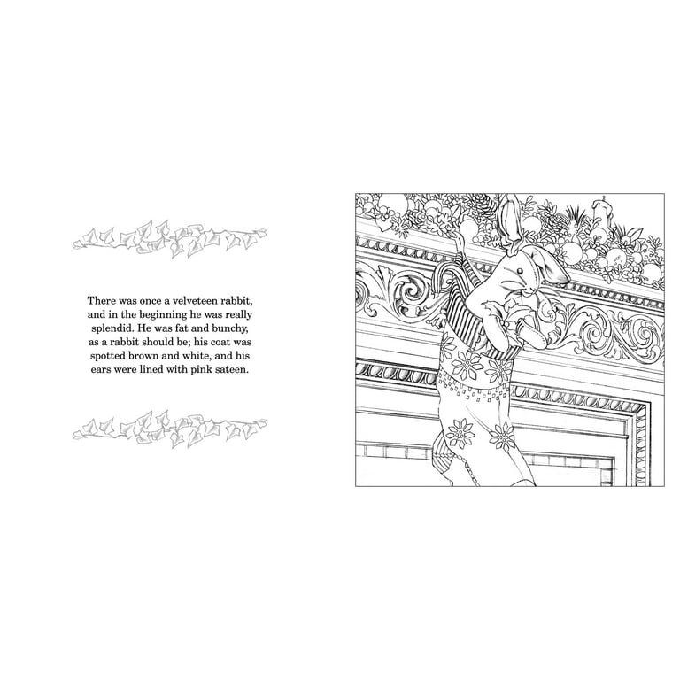 Classic edition the velveteen rabbit coloring book paperback