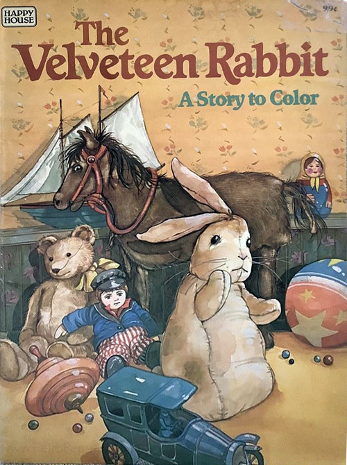 Velveteen rabbit the a story to color coloring books at retro reprints