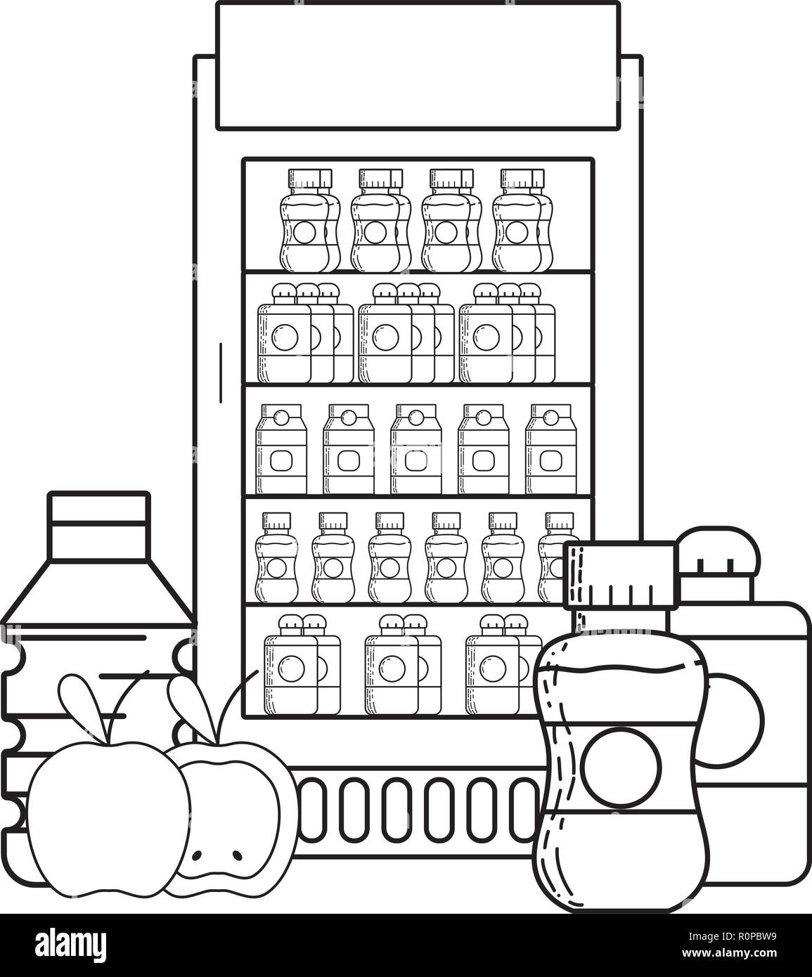 Vending machine stock vector images