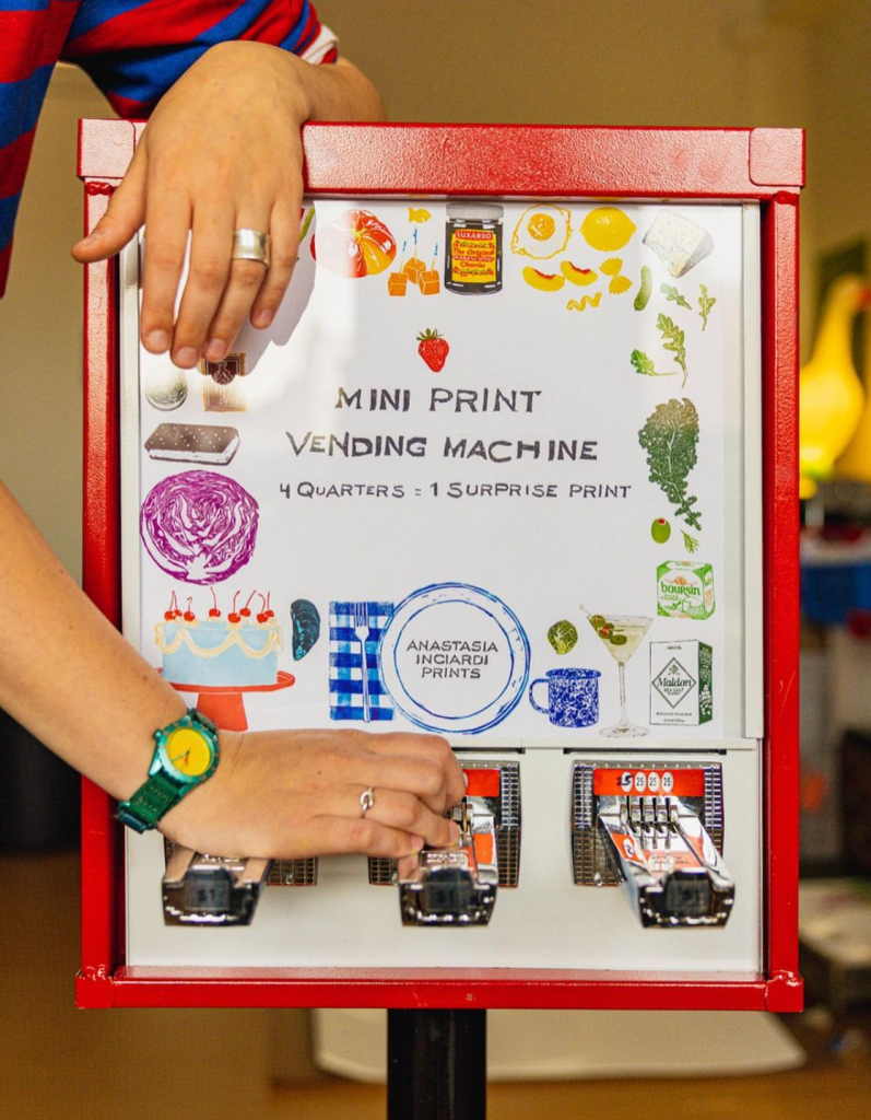 This viral print vending machine will give you a work of art for four quarters â print magazine