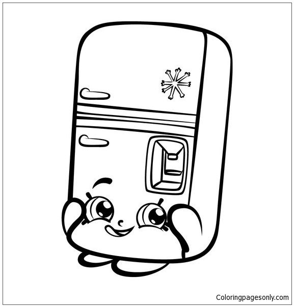Frost fridge refrigerator shopkins coloring page shopkins coloring pages free printable shopkins colouring pages printable coloring pages