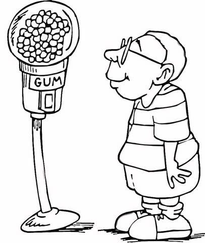 Candy machine coloring page free printable coloring pages