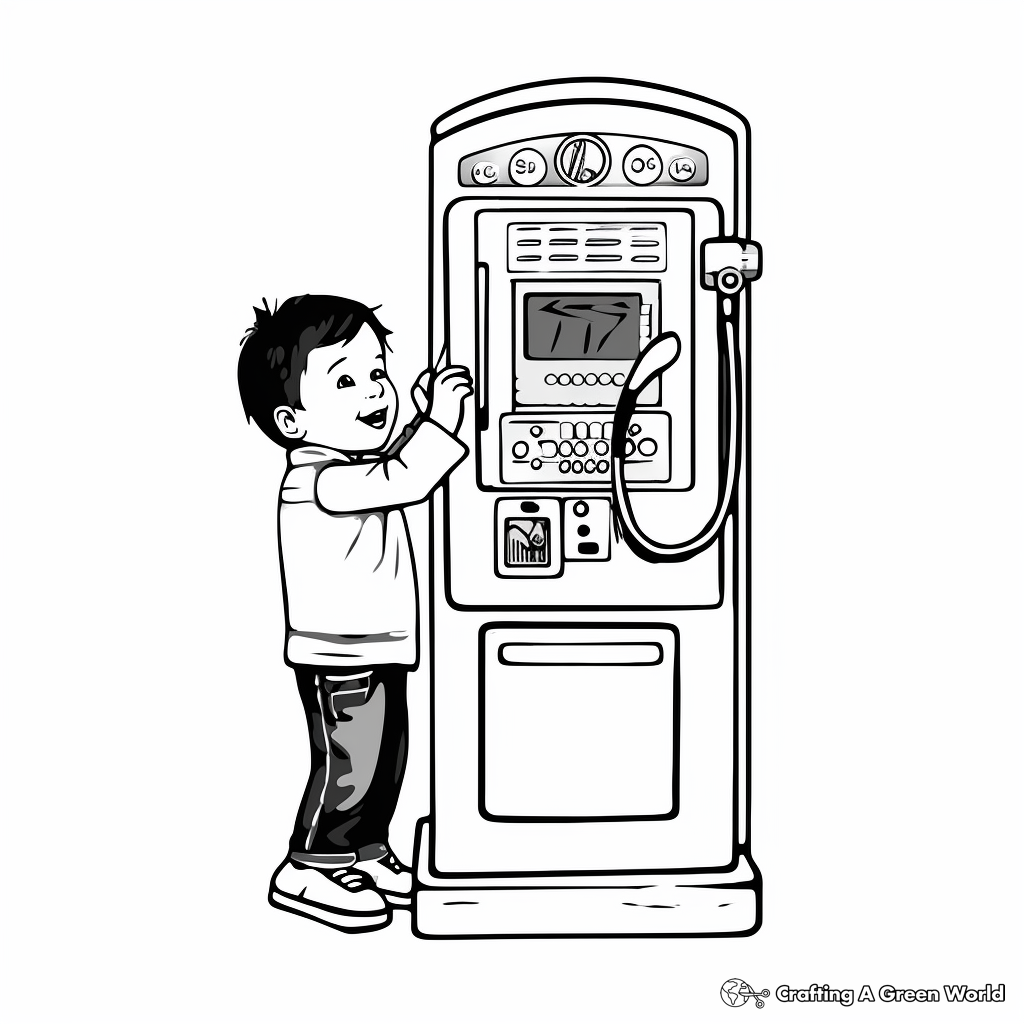 Phone coloring pages