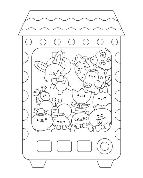 Book vending machine stock illustrations royalty