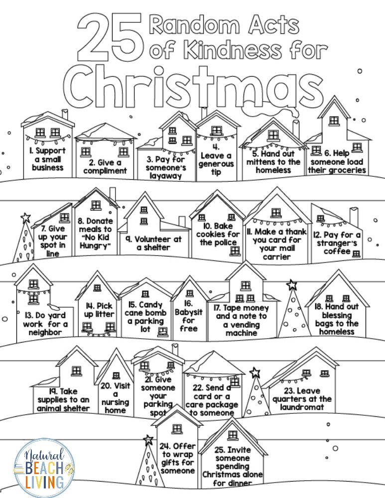 Random acts of kindness for christmas