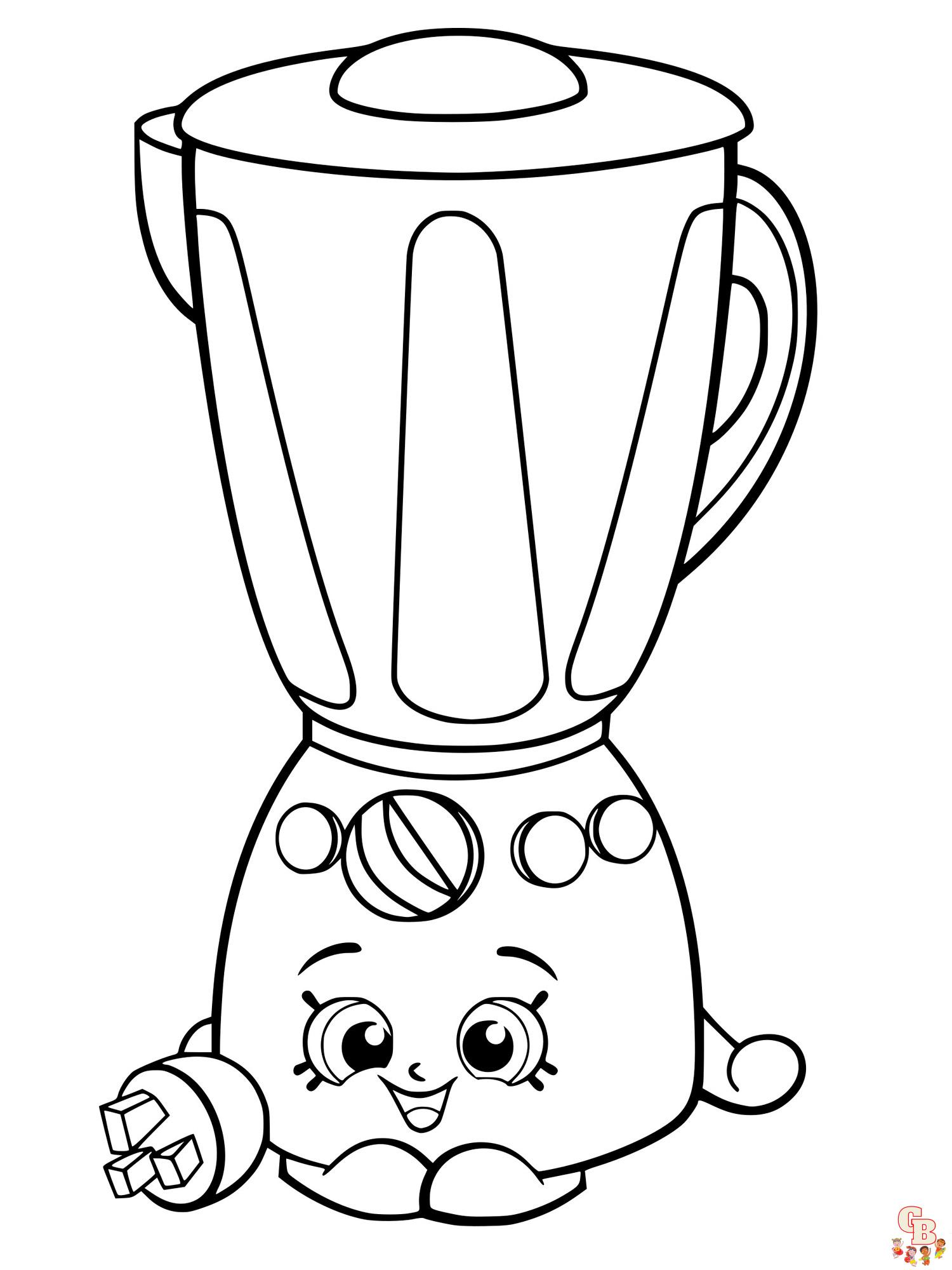Shopkins coloring pages