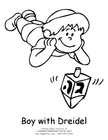 Hanukkah coloring pages
