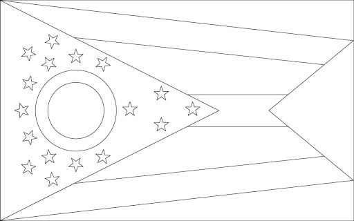 Free prtable colorg pages of flag flag colorg pages ohio flag kentucky state flag