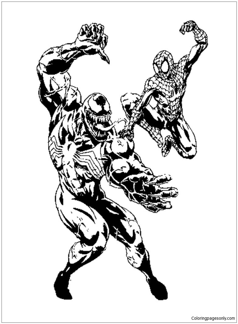 Spiderman coloring pages printable for free download