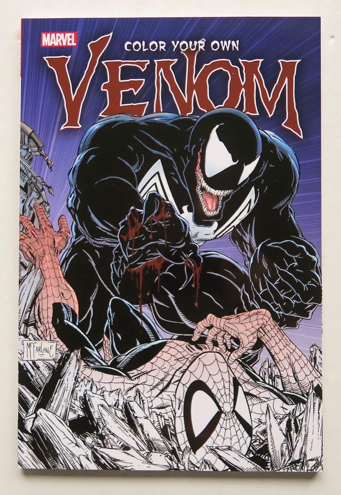 Color your own venom coloring book new marvel graphic novel ic book