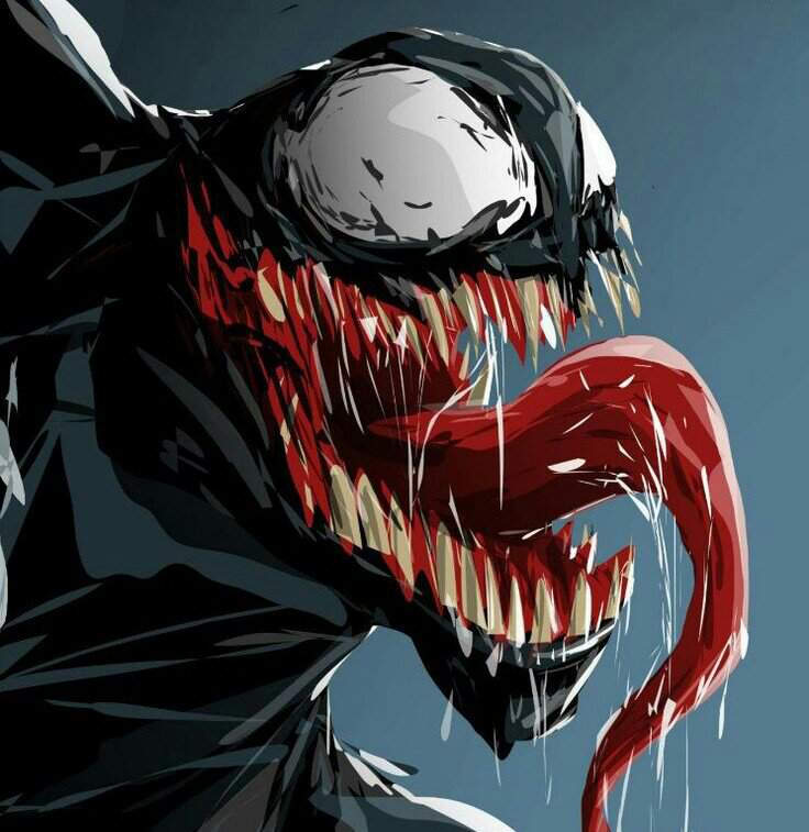 Venom coloring page progress so far â marvel amino