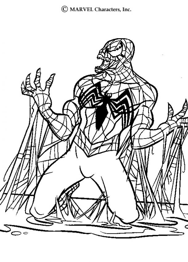 Venom coloring pages