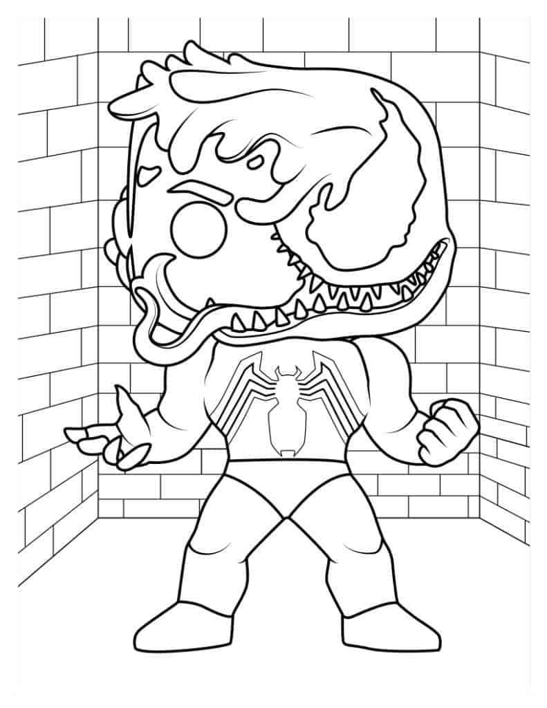 Venom coloring pages by coloringpageswk on