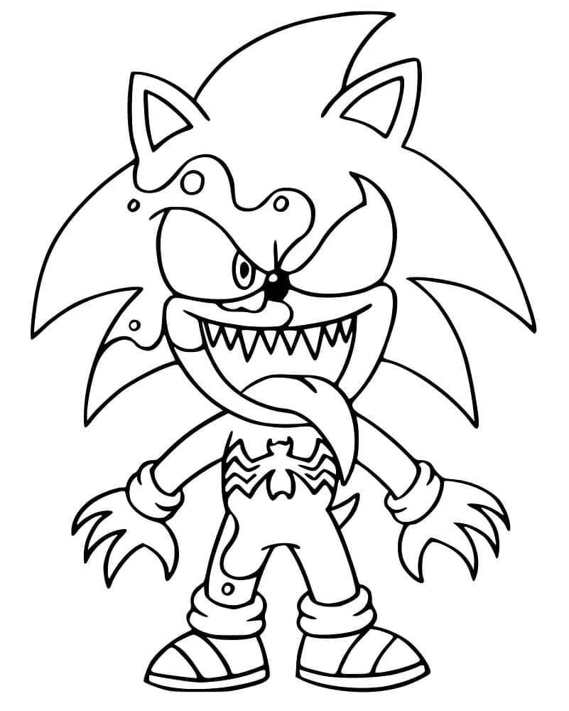 Sonic coloring pages