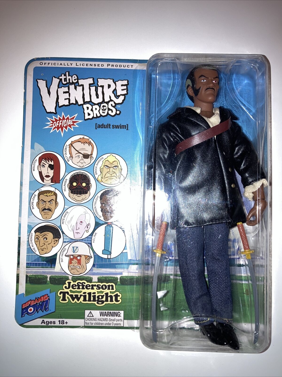 Venture bros jefferson twilight figure moc bif bang pow for sale online