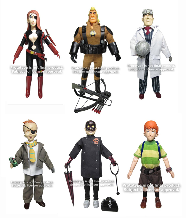 New venture bros prototypes at toy fair