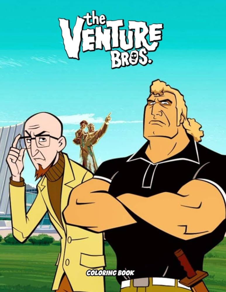 The venture bros coloring book excellent coloring book for kids adults unique colouring pages guillen cristian books
