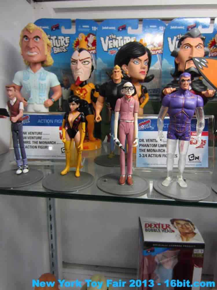 Toy fair coverage of venture bros action figures toys bobble heads and collectibles from adam pawlus