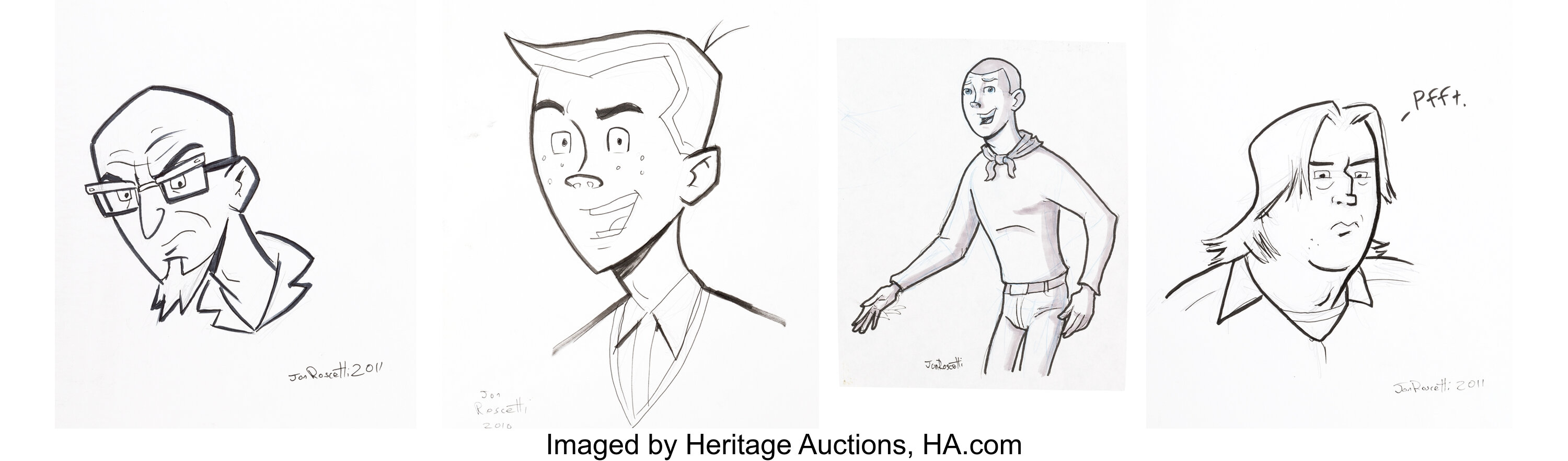The venture brothers nk dean dr venture and dermott cracter lot heritage auctions