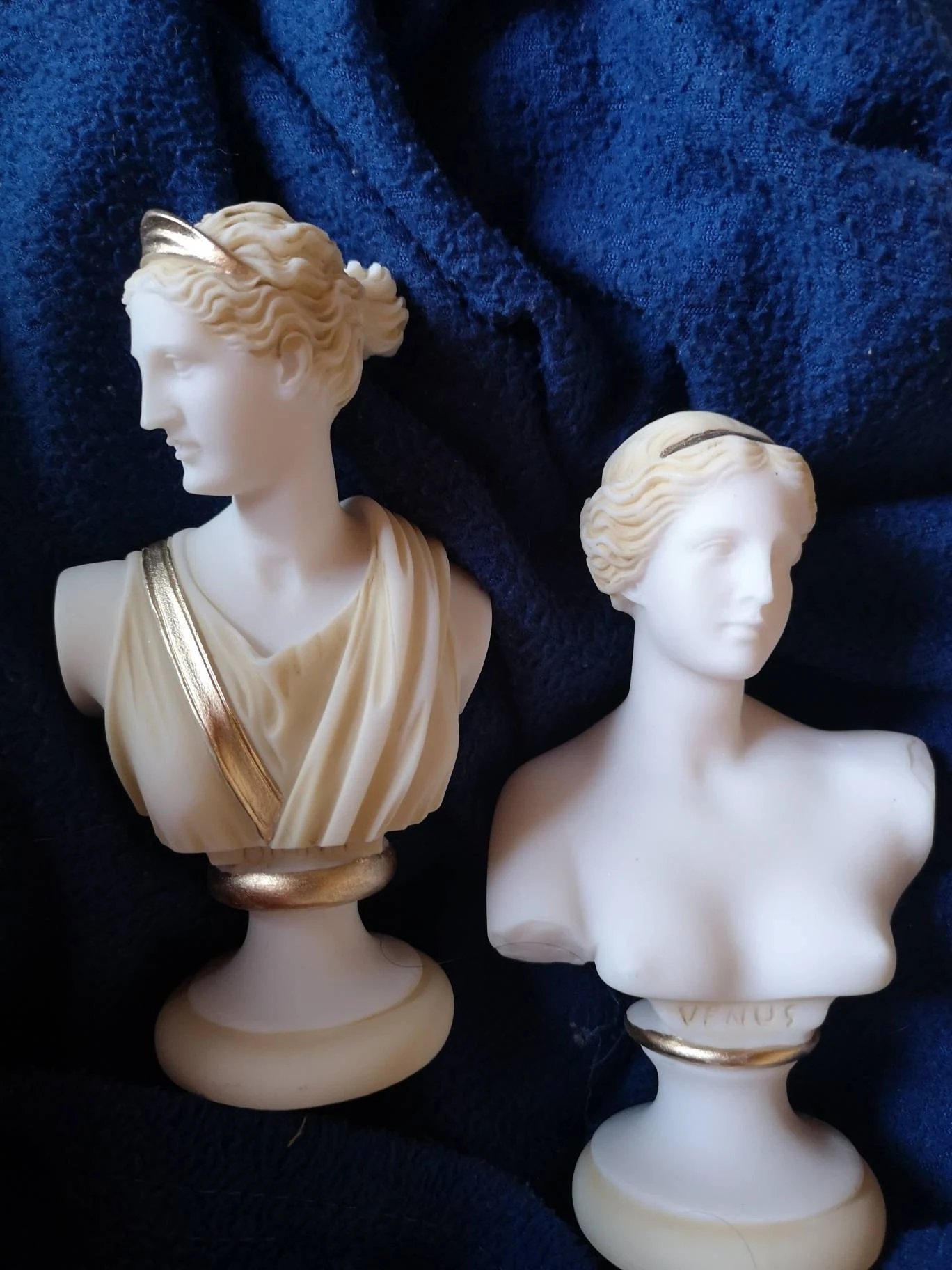 Aphrodite bust statue made of alabaster