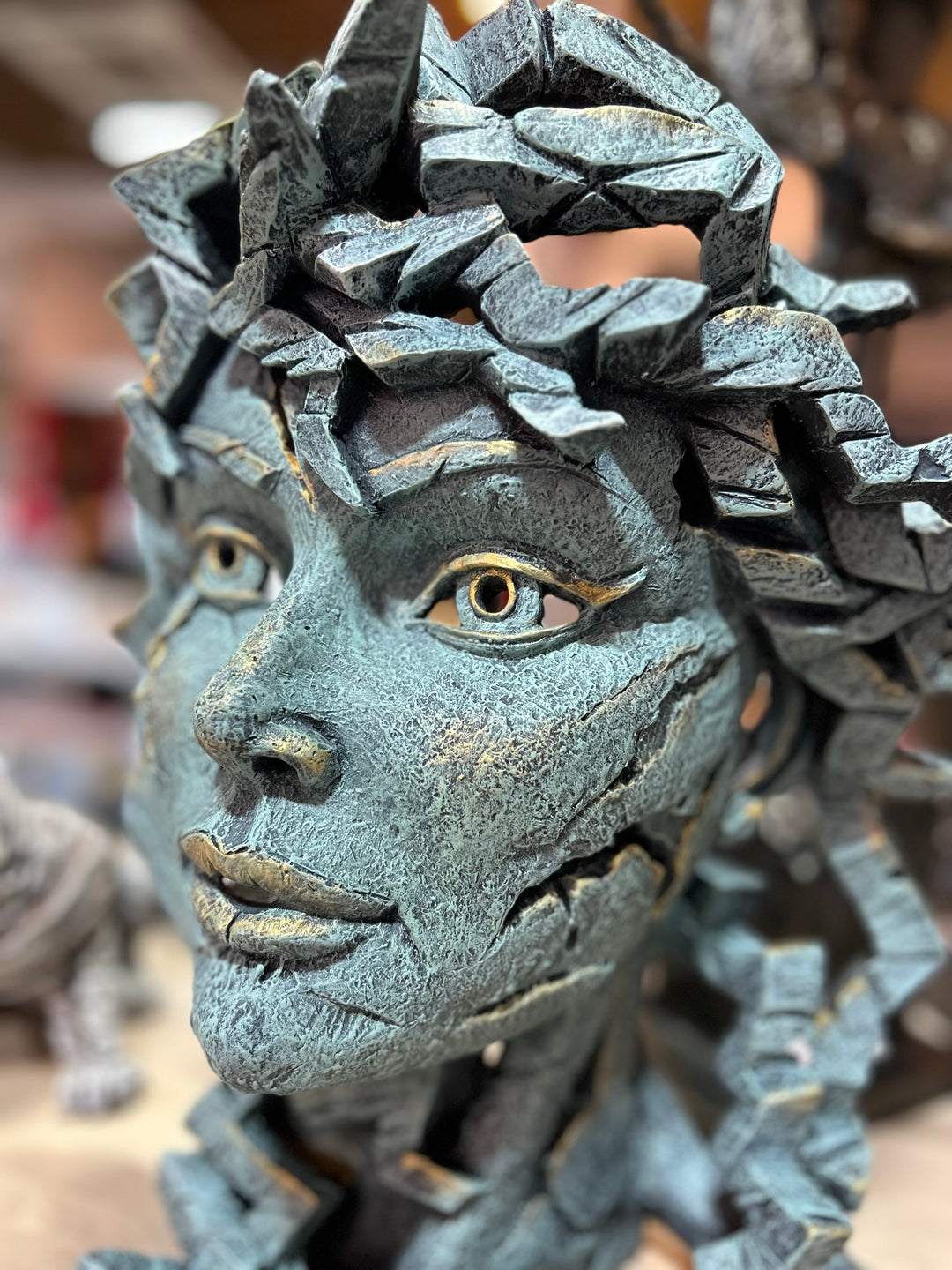 Venus bust teal colour edge sculpture cm â dutch hospital luxury lifestyle
